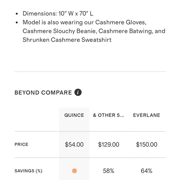 Luxurious Cashmere Scarf - Picture 3 of 3